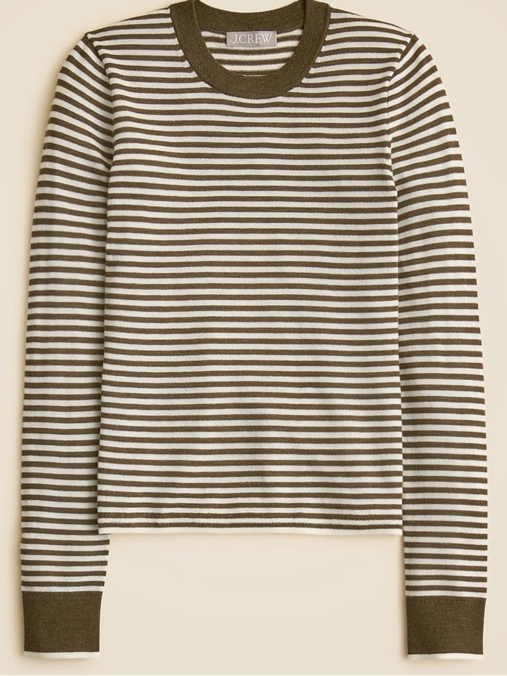 J. Crew Carolyn Crewneck sweater in merino wool blend